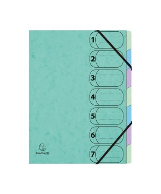 Trieur Harmonika 7 compart A4 AQUAREL
