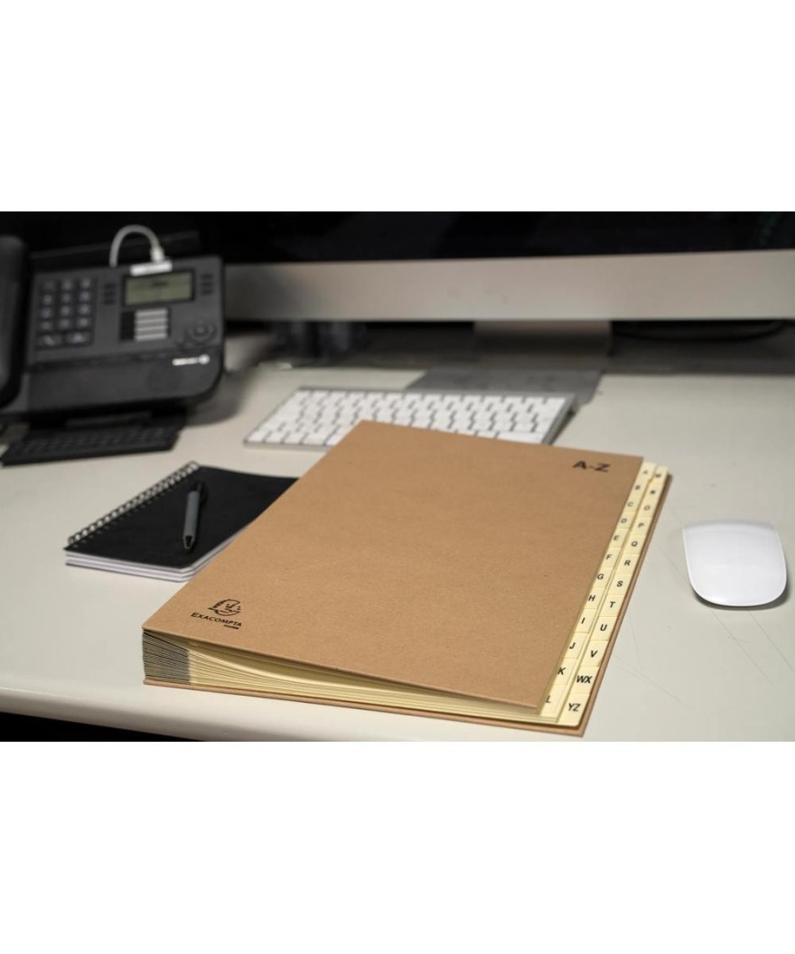 Trieur 24 Comp. A-Z FOREVER kraft brun