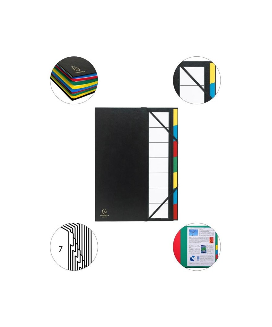 Trieur rigide ORDONATOR 7comp noir