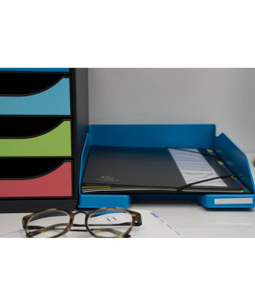 Trieur rigide ORDONATOR 12 comp bleu