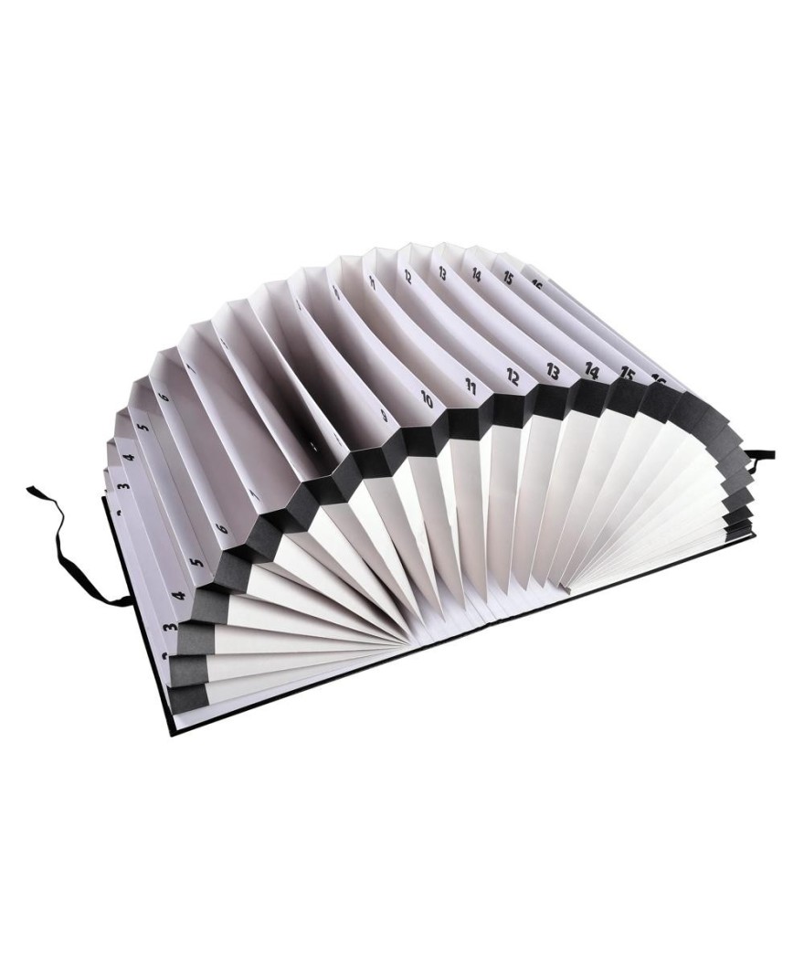 Trieur accordéon Gd cap. 1-31 Noir