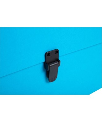 Trieur valisette + poignée 20comp. turqu