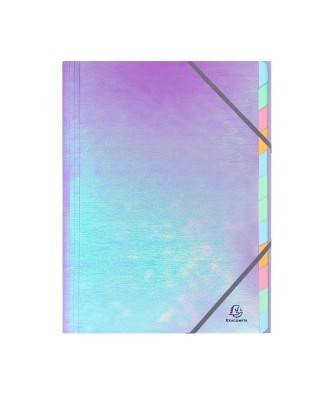 Trieur agrafé PP+carte 12. A4 Candy Tidy