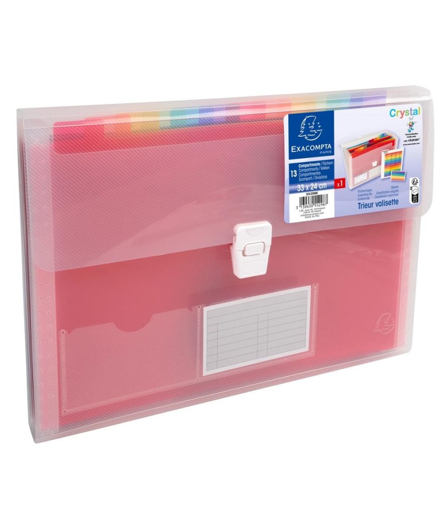 Trieur valisette PP 13Comp 33X25 CRYSTAL