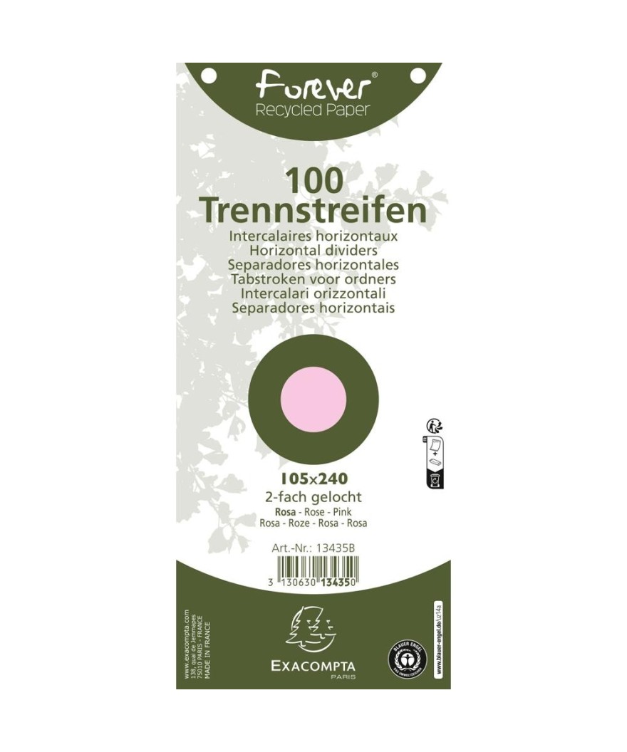100 F.Interc.105x240 Recycl. Rose perf/2
