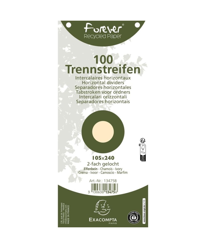 100F.Interc.105x240 Recycl Chamois 2perf