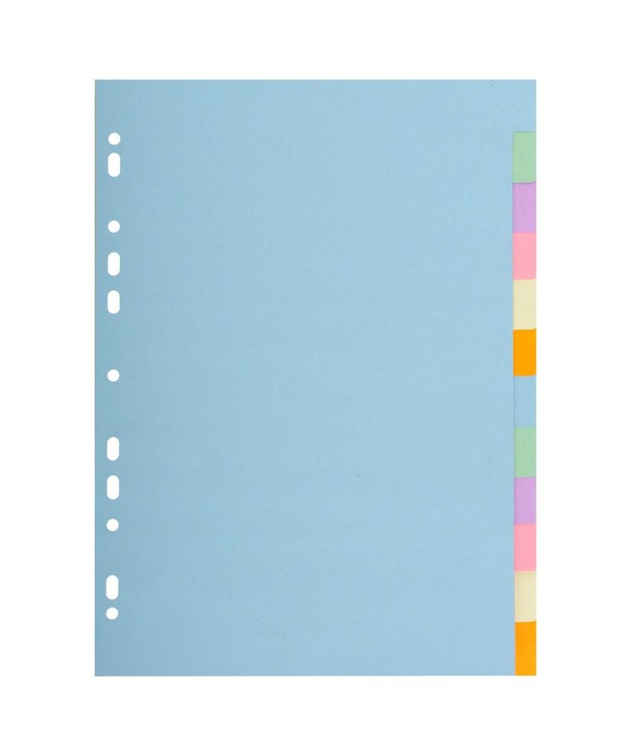 INTERC.CARTE FORTE A4 12P.Coul Pastel