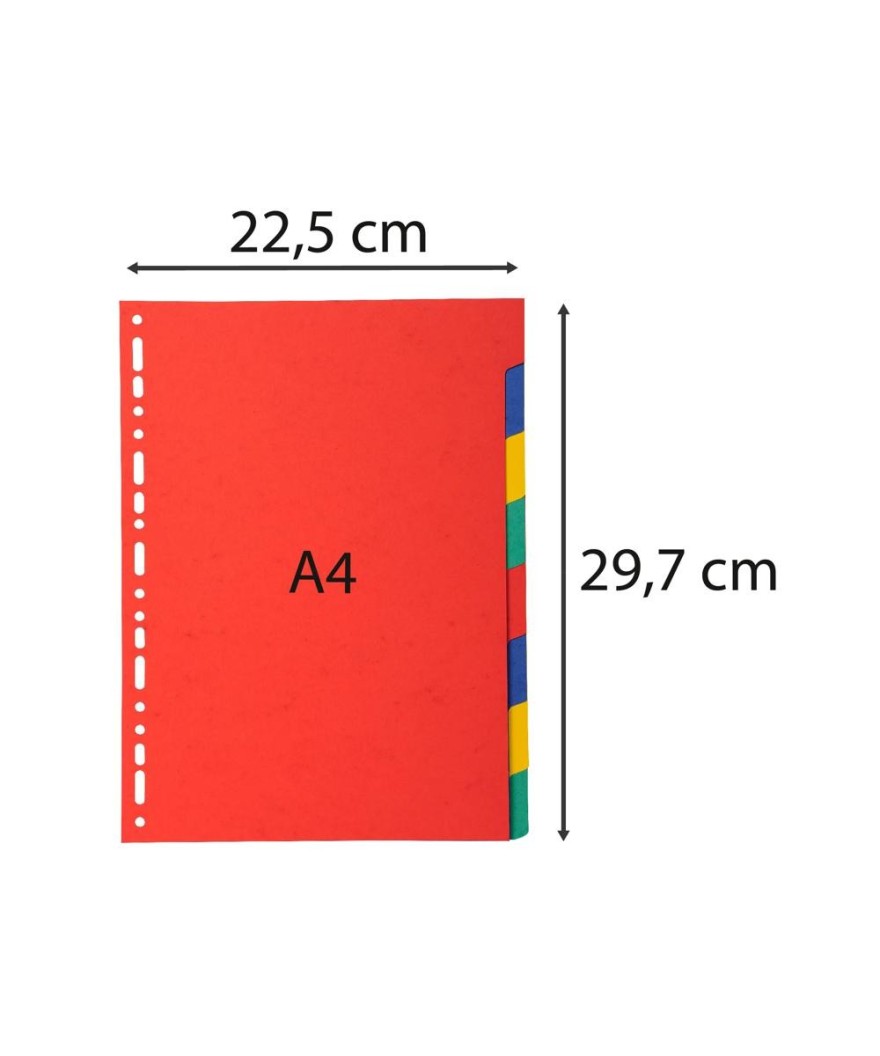 Intercalaire 8 pos.CARTE MARBREE A4