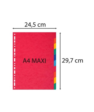 Intercal. carte marbrée A4+ 10P