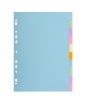 Interc. 10P A4+ Carte 170g pastel