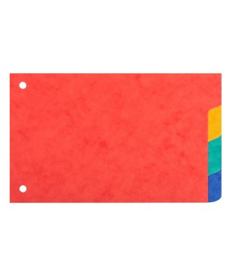 Intercalaires 10x15 carte lustrée 4Pos.