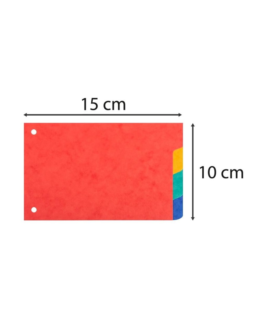 Intercalaires 10x15 carte lustrée 4Pos.