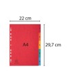 Intercalaire indexé NF A4 1-5