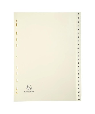INTERCAL.CARTE PEAU A4 24 POS. A-Z