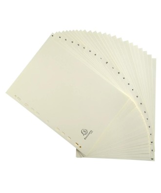 INTERCAL.CARTE PEAU A4 24 POS. A-Z