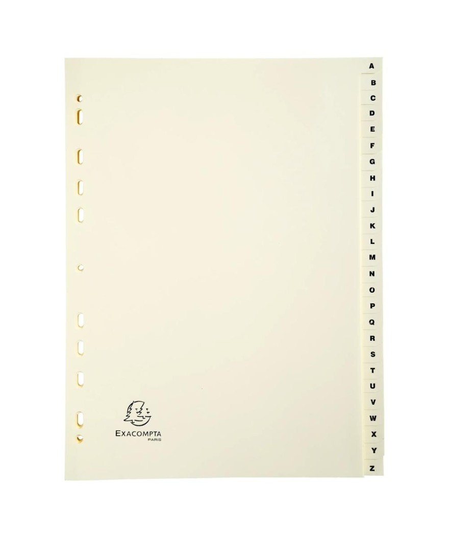 INTERCAL. CARTE PEAU A4 26 POS. A-Z
