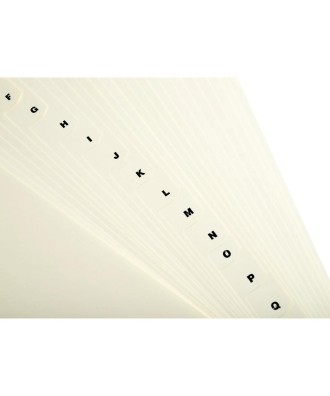 INTERCAL. CARTE PEAU A4 26 POS. A-Z