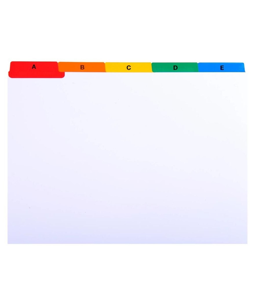 Fiches intercalaires A-Z 25 onglets A5