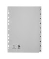Intercal.impr.A4 Num.1-10 PP recycl gris