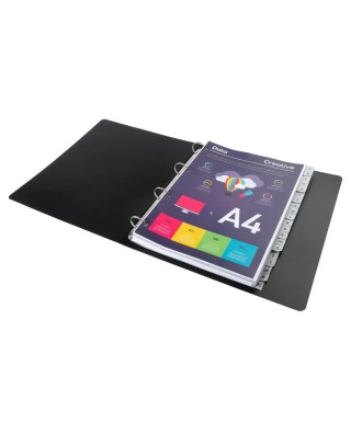 Intercalaires PP recycl gris A4 20p A-Z