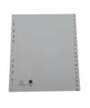 Intercalaires PP gris A4+ 20p A-Z