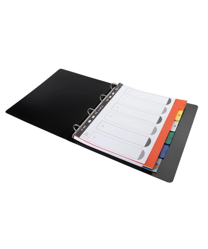 Intercalaires 1-6 A4+ PP onglets imprim.
