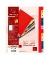 Intercalaires 1-12 A4+ PP onglets imprim