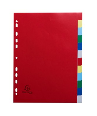 Intercalaire  A4 PP 12/100 12 positions
