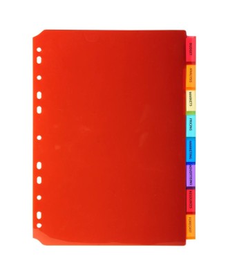 Intercal. onglets perso A4 PP 8 pos.