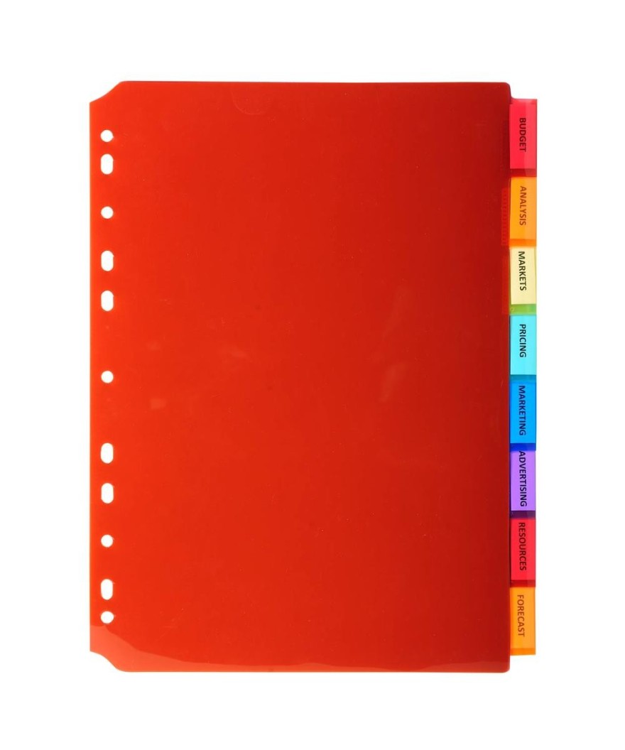 Intercal. onglets perso A4 PP 8 pos.