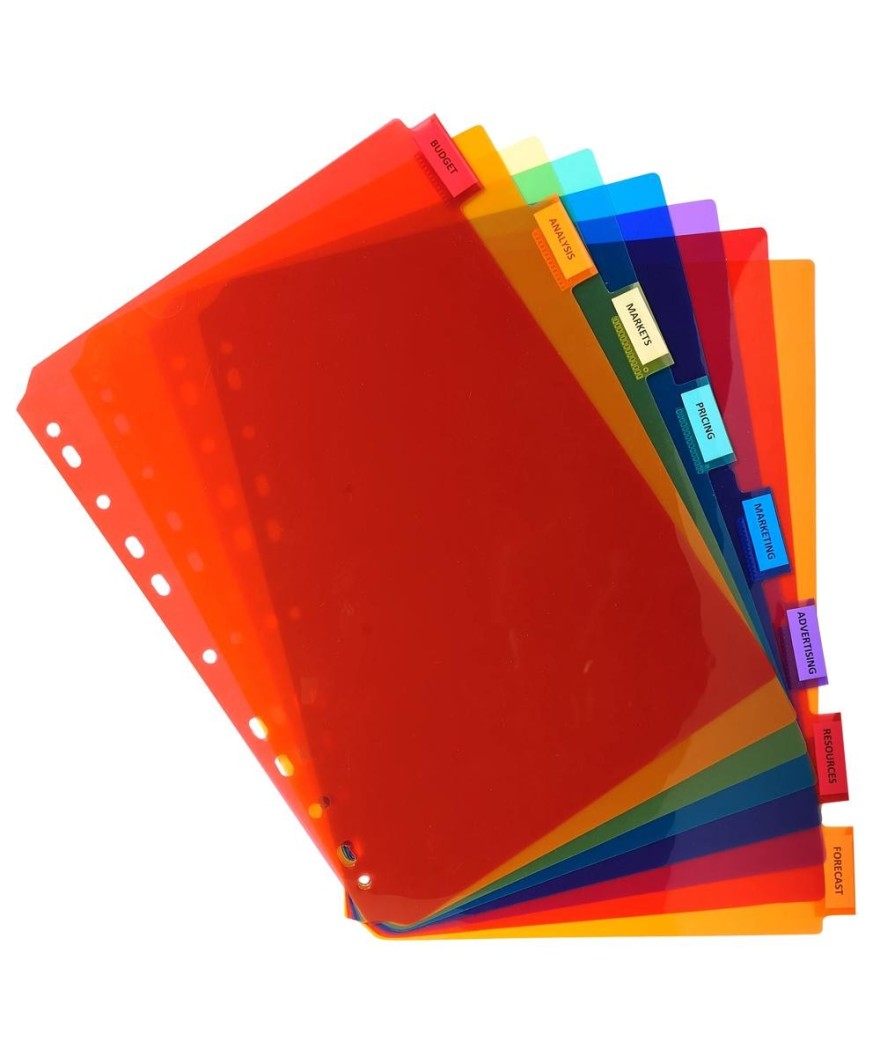 Intercal. onglets perso A4 PP 8 pos.