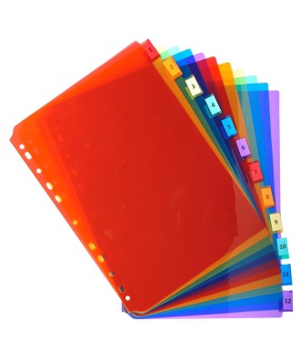 Intercal. onglets perso A4 PP 12 pos.
