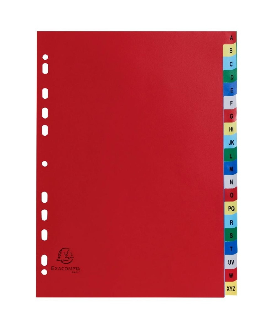 Intercal.A4 Alpha A-Z 20 PP coul.+ index