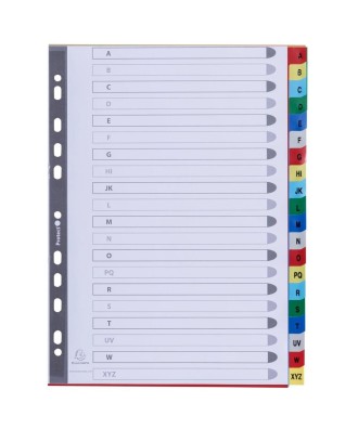 Intercal.A4 Alpha A-Z 20 PP coul.+ index