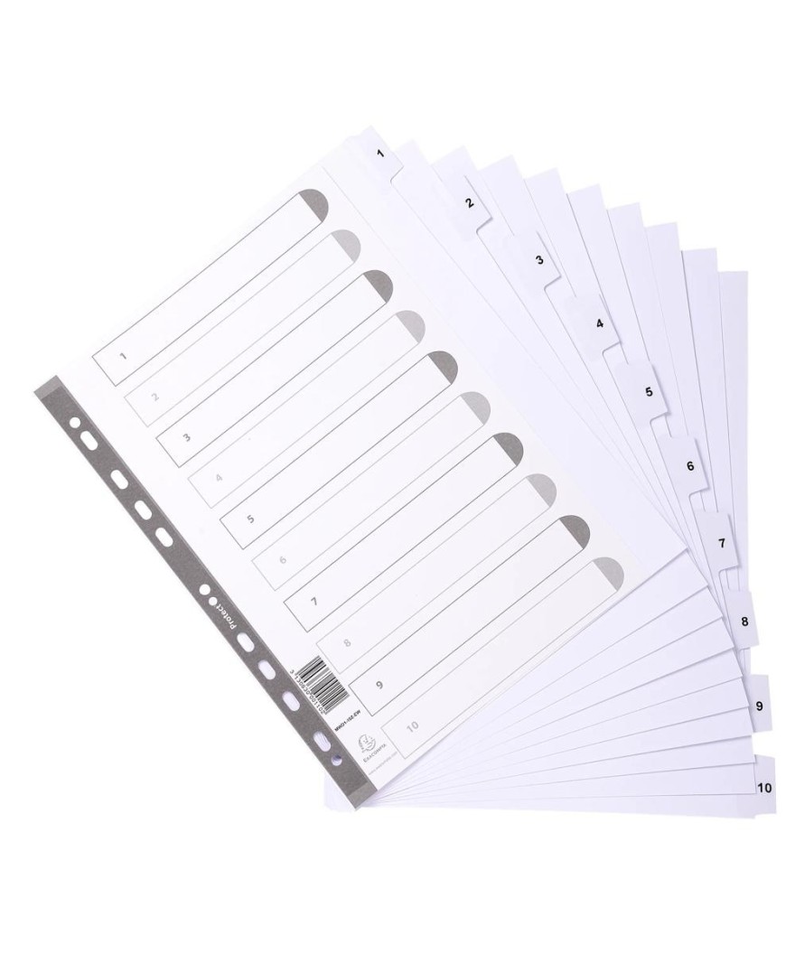 Intercal.carte blanche A4+ 10 Pos.1-10