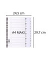 Intercal.carte blanche A4+ 12 Pos.1-12