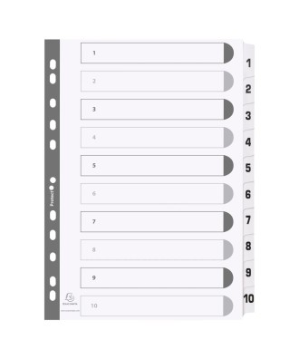 Intercal.carte blanche A4 10 Pos.1-10