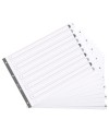 Intercal.carte blanche A3 10pos. 1-10