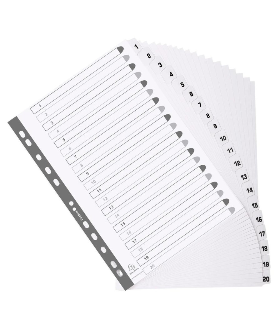 Intercal.carte blanche A4 20 Pos.1-20