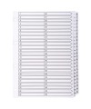 Intercal.carte blanche A4 50 Pos.1-50