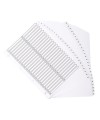 Intercal.carte blanche A4 50 Pos.1-50
