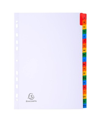 Intercal. A-Z A4 20p carte bl.+ongl.coul
