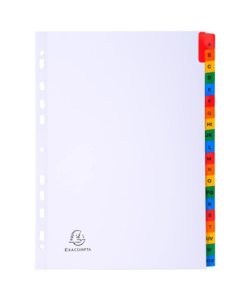 Intercal. A-Z A4 20p carte bl.+ongl.coul
