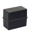 Boîte port. ECOBlack 200 fiches A5 noir