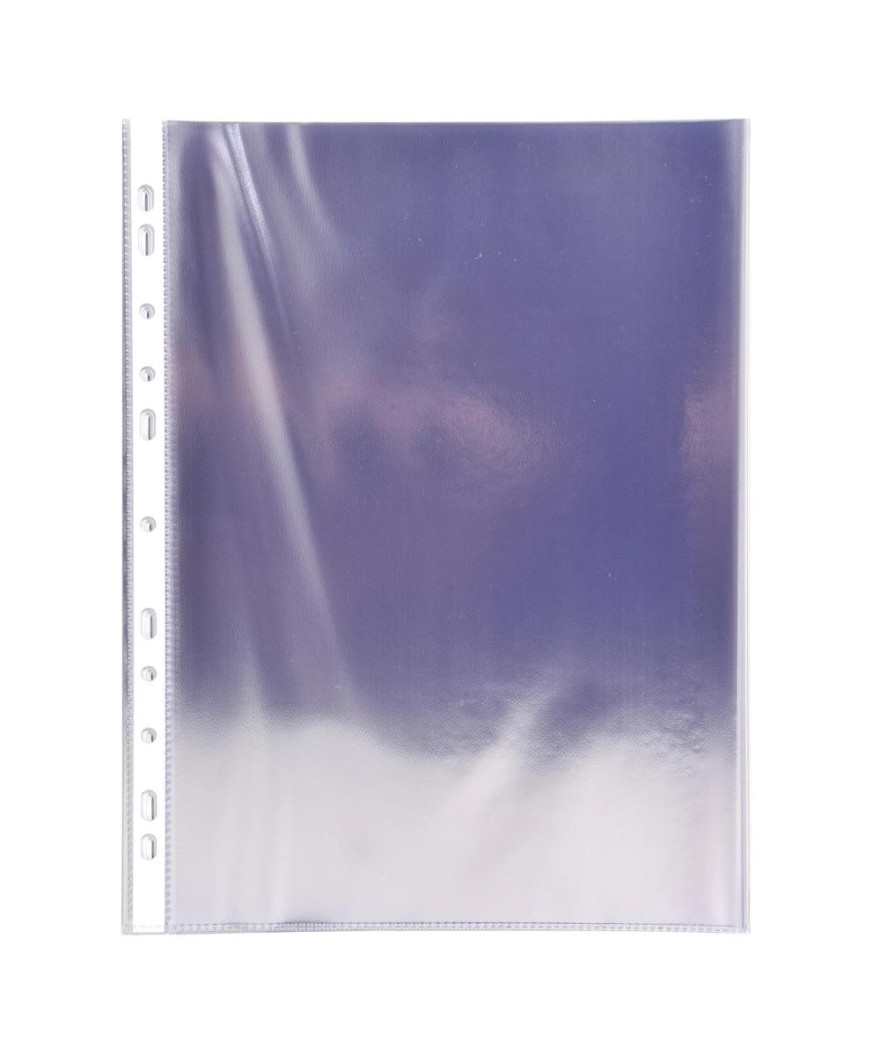 Sachet 10 pochettes perfo. PVC 8/100°