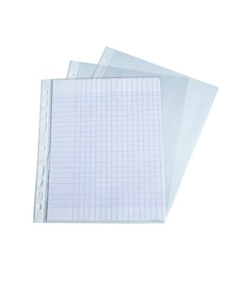 Sachet 10 Poch.perf.Ecolier PP grainé