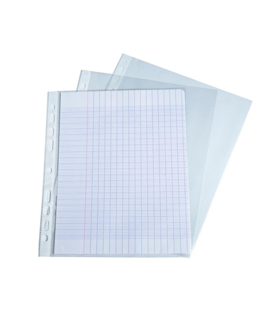 Sachet 10 Poch.perf.Ecolier PP grainé