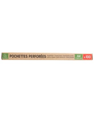 E.C. 100poch.perf. PP recy. grainé 6/100
