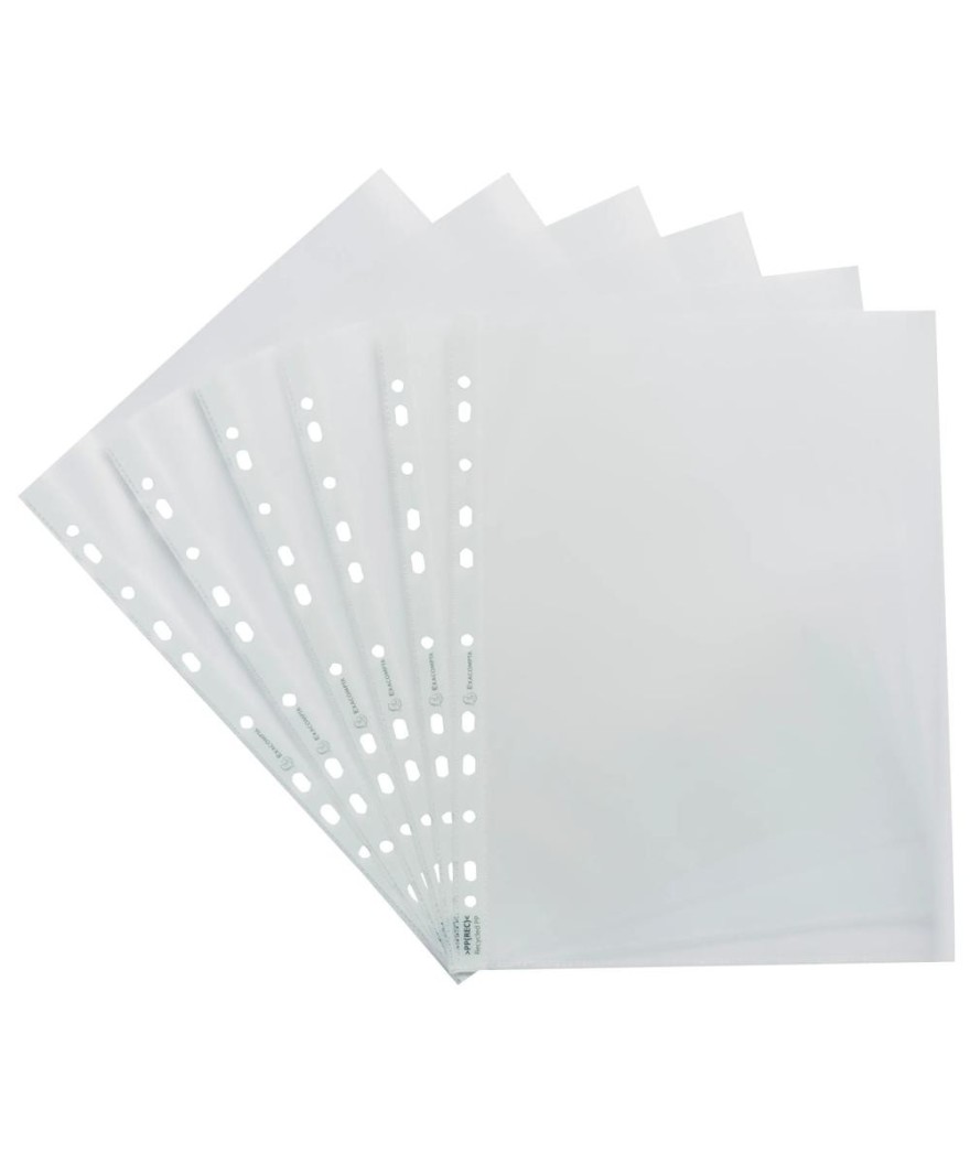 Pt 25 Poch.perforées PP recyclé  120µ A4