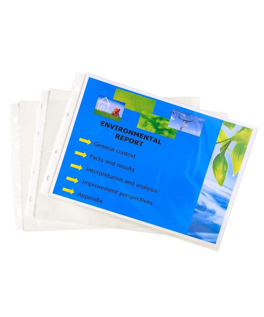Sachet 20poch.perfo  A4 paysage Exactive